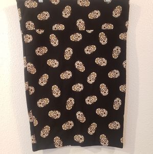 Torrid sugar skull skirt